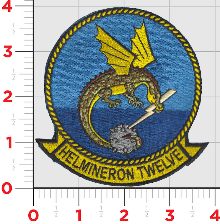 Officially Licensed US Navy HM-12 Sea Dragons Patches