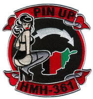 Official HMH-361 Full Color Pin-up Patch
