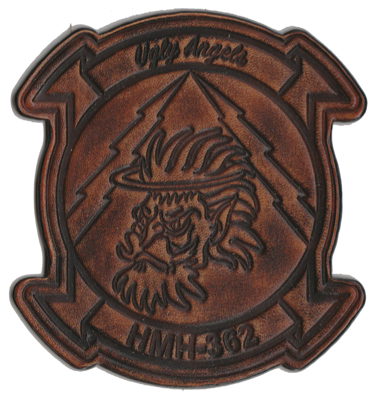 Officially Licensed HMH-362 Ugly Angels Leather 1996 Patches