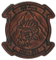 Officially Licensed HMH-362 Ugly Angels Leather 1996 Patches
