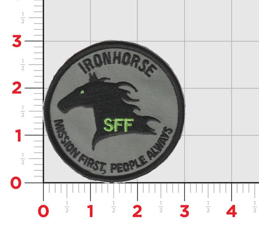 Official HMH-461 Iron Horse Flightline Qual Patches