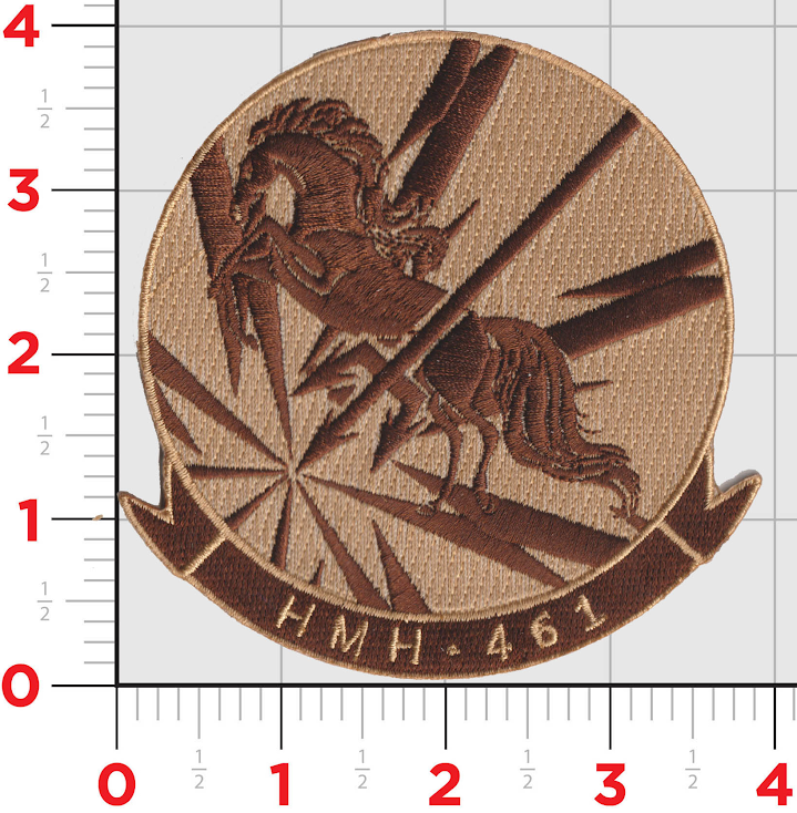 Officially Licensed USMC HMH-461 Iron Horse 2020 Patch