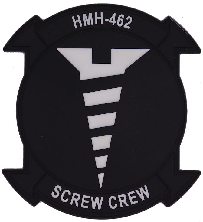 Officially Licensed HMH-462 Screw Crew PVC Glow Patch