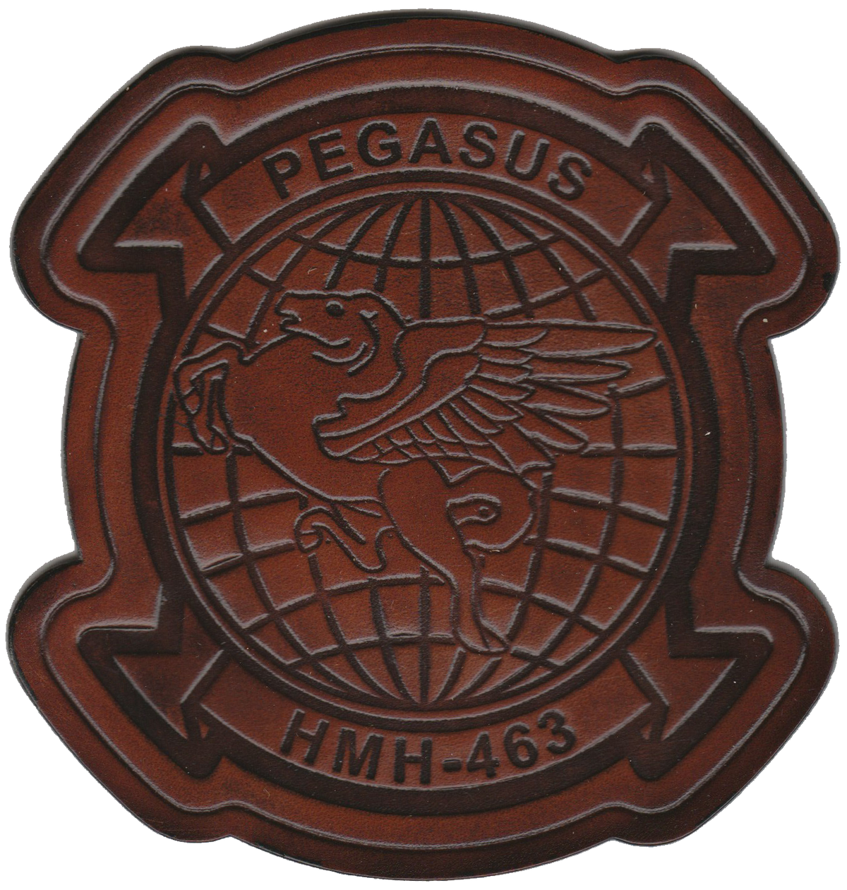 Officially Licensed HMH-463 Pegasus Leather Patch