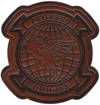 Officially Licensed HMH-463 Pegasus Leather Patch