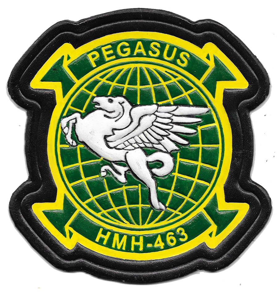Officially Licensed HMH-463 Pegasus Leather Patch