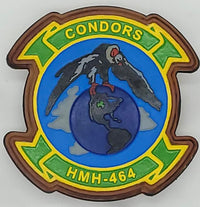 Officially Licensed USMC HMH-464 Condors Leather Patch