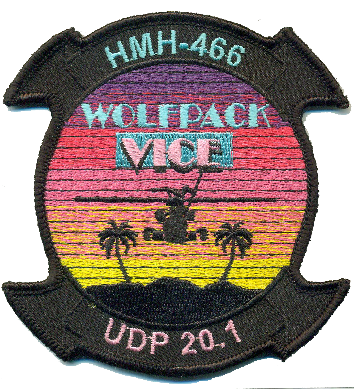 Official HMH-466 Wolfpack Vice Patch