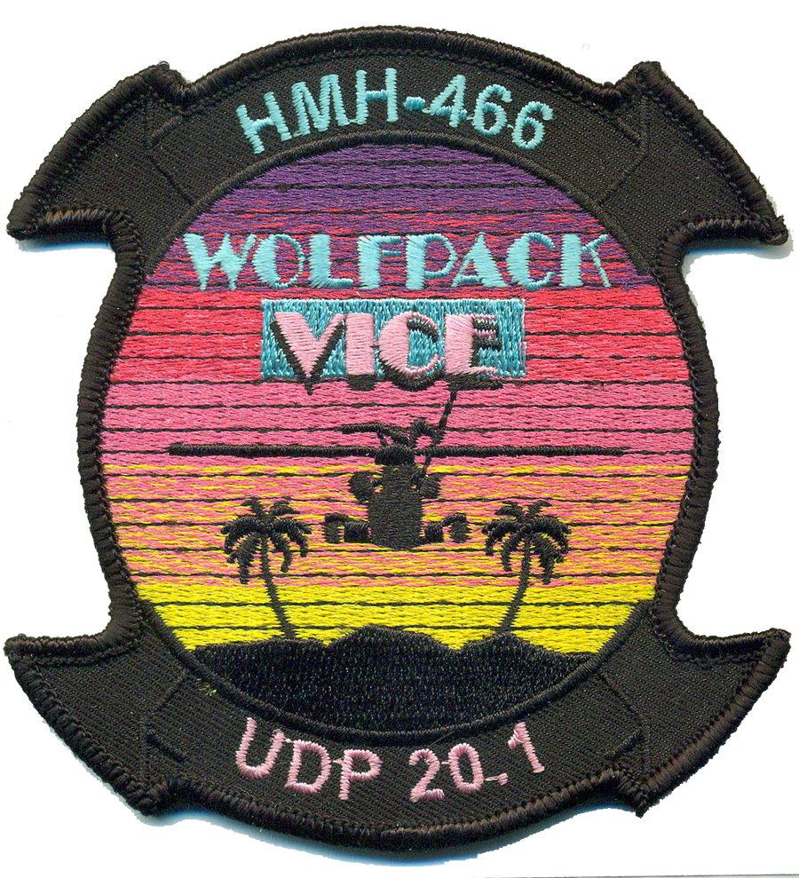 Official HMH-466 Wolfpack Vice Patch
