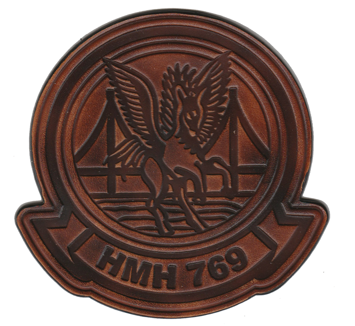 Officially Licensed HMH-769 Titans Leather Patches