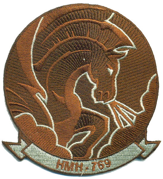 Officially Licensed USMC HMH-769 Titans Brown Patch