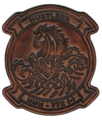 Officially Licensed HMH-772 Hustlers Leather Patches
