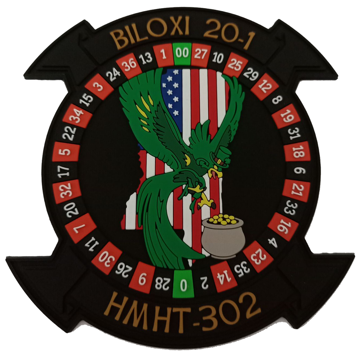 Official HMHT-302 Phoenix Biloxi DET PVC Patch