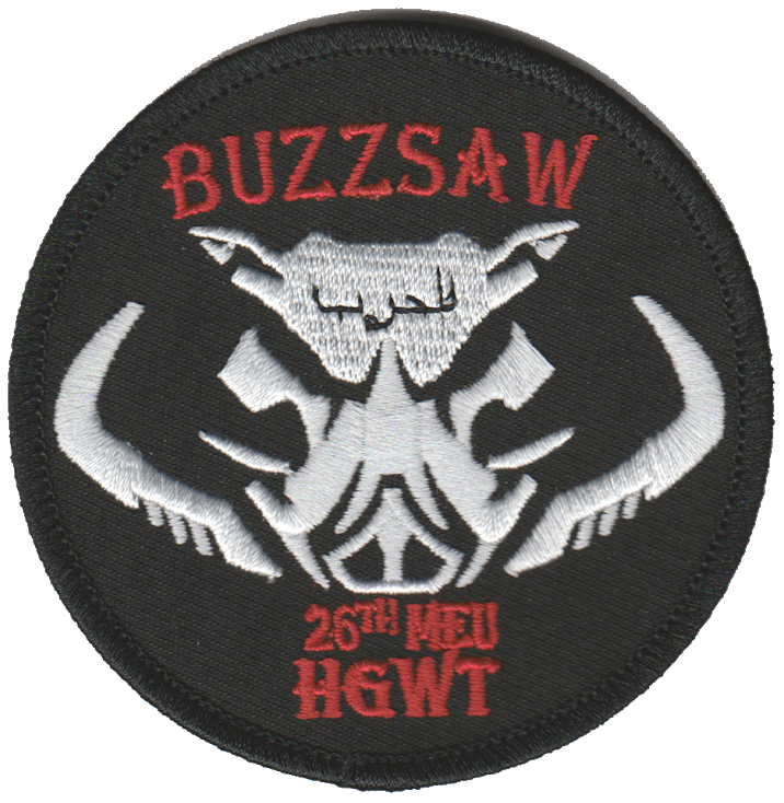 Official HMLA-167 26th MEU DET B Patches