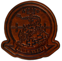 Officially Licensed USMC HMLA-167 Warriors Leather Patches
