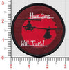 Dark Red / 3" / Hook And Loop