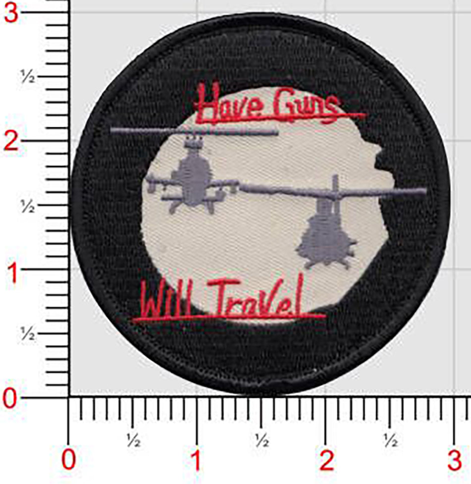 Official HMLA-167 Have Guns Will Travel Shoulder Patches