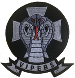 Officially Licensed USMC HMLA-169 Vipers Squadron Patches