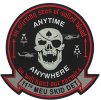 Official HMLA-267 11th MEU Skid DET PVC Patch