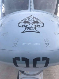 Official HMLA-267 Flagship (El Fuego) Skull PVC Glow Patch