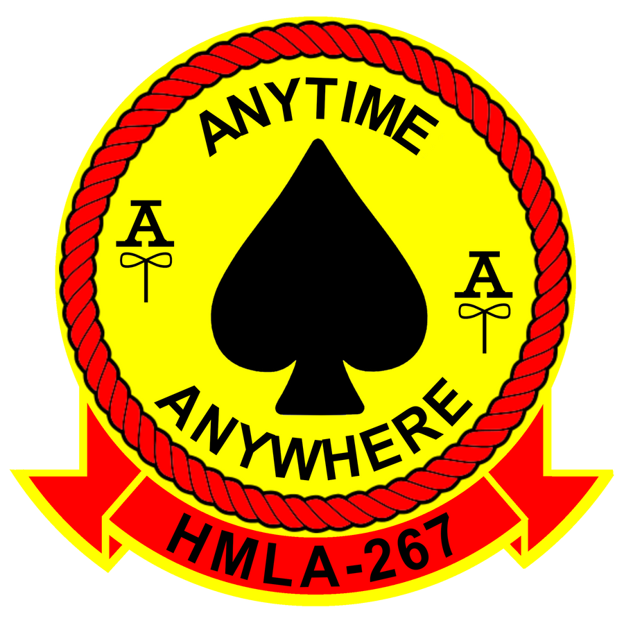 Officially Licensed USMC HMLA-267 Stingers Squadron Sticker
