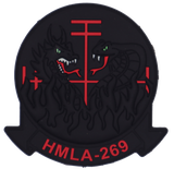 Officially Licensed HMLA-269 Gunrunners PVC Squadron Patches