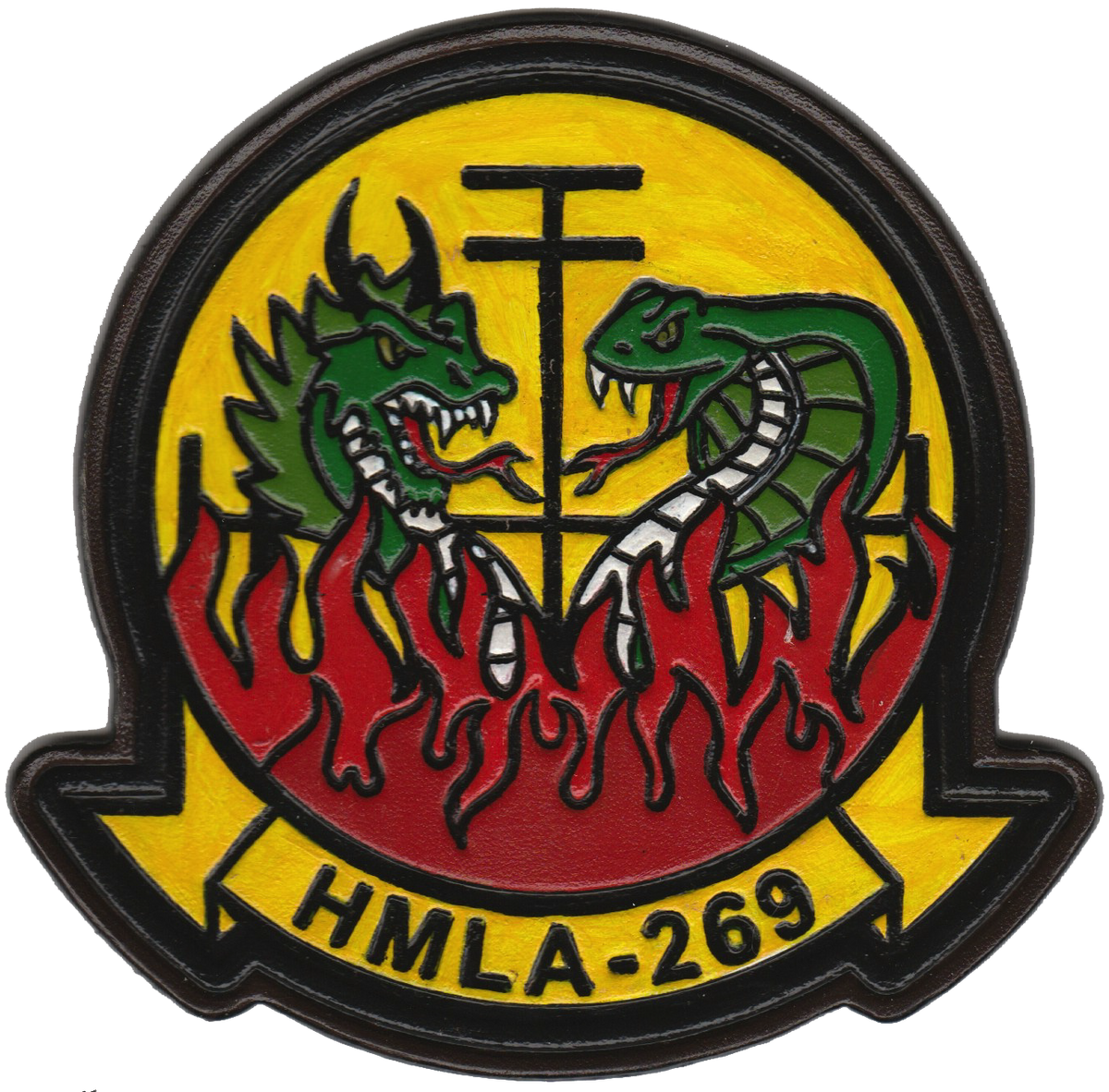Officially Licensed HMLA-269 Gunrunners Leather Patches