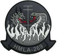 Officially Licensed HMLA-269 Gunrunners PVC Squadron Patches