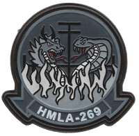 Officially Licensed HMLA-269 Gunrunners Leather Patches