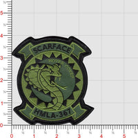 Officially Licensed USMC HMLA-367 Scarface Hover Cover Patches