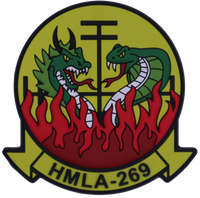 Officially Licensed HMLA-269 Gunrunners PVC Squadron Patches