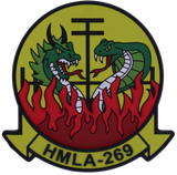 Officially Licensed HMLA-269 Gunrunners PVC Squadron Patches