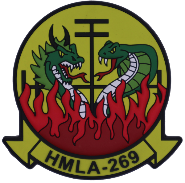 Officially Licensed HMLA-269 Gunrunners PVC Squadron Patches