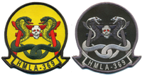 Officially Licensed USMC HMLA-369 Gunfighters Regular Squadron Patch