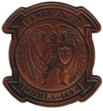 Officially Licensed HMLA-469 Vengeance Leather Squadron Patches
