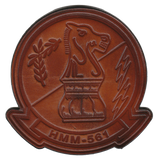 Officially Licensed HMM-561 Leather patches