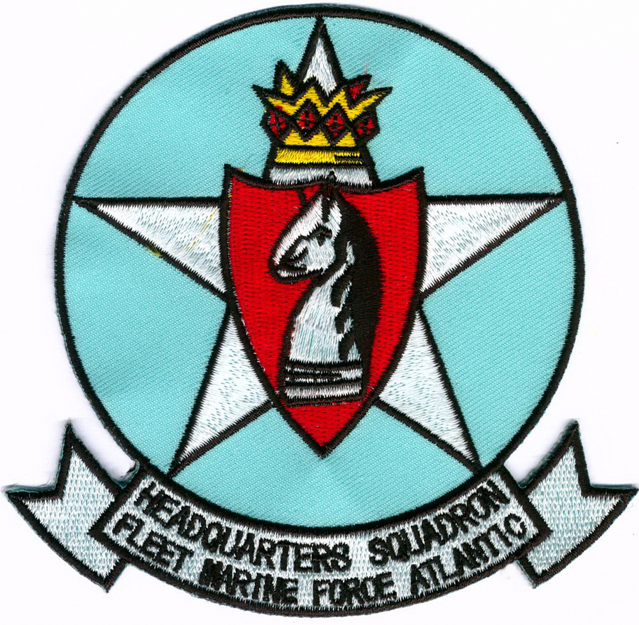 Officially Licensed Headquarters Squadron FMF Atlantic Patch