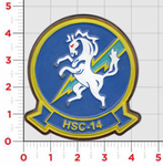 Officially Licensed US Navy HSC-14 Chargers Leather Patch