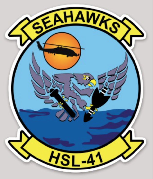 US Navy Helicopter Squadron HSL-41 Sticker