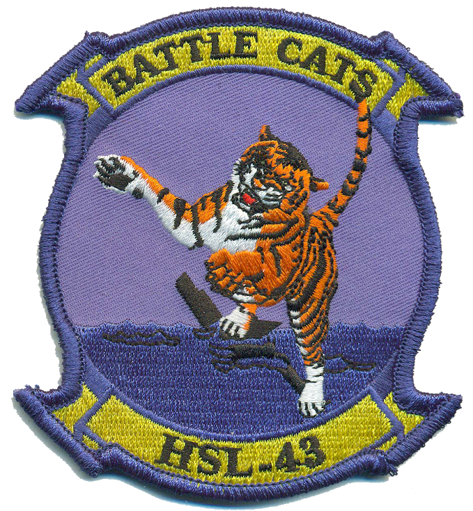 Officially Licensed US Navy HSL-43 Battle Cats Patch
