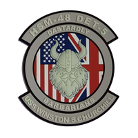 US Navy HSM-48 Dastardly Barbarians DET 5 PVC Patch