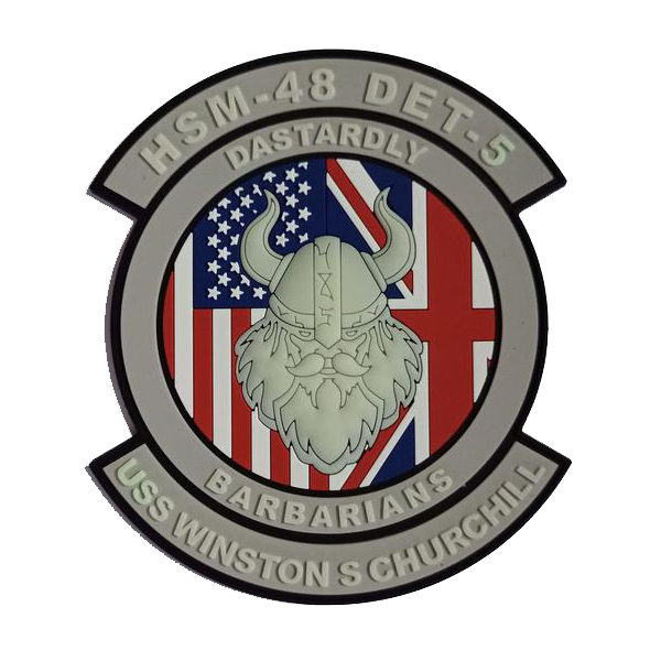 US Navy HSM-48 Dastardly Barbarians DET 5 PVC Patch