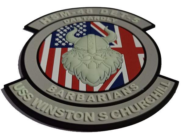 US Navy HSM-48 Dastardly Barbarians DET 5 PVC Patch