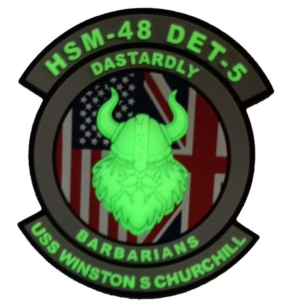 US Navy HSM-48 Dastardly Barbarians DET 5 PVC Patch