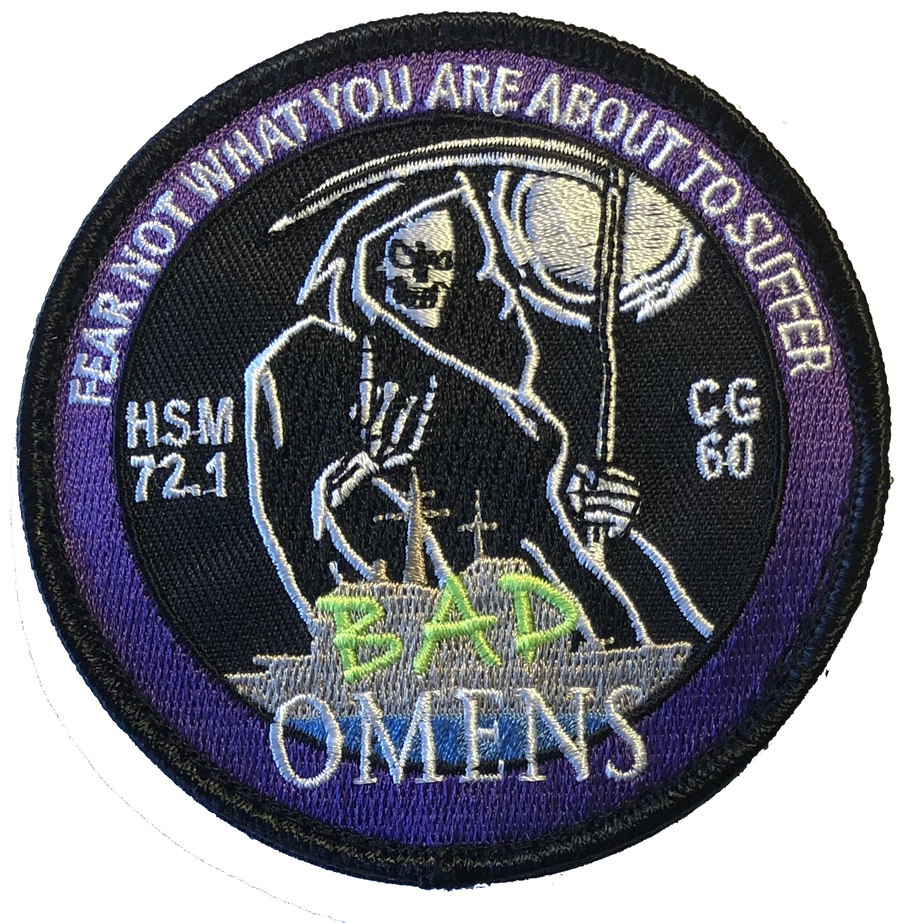 Official HSM-72.1 Bad Omens Shoulder Patch