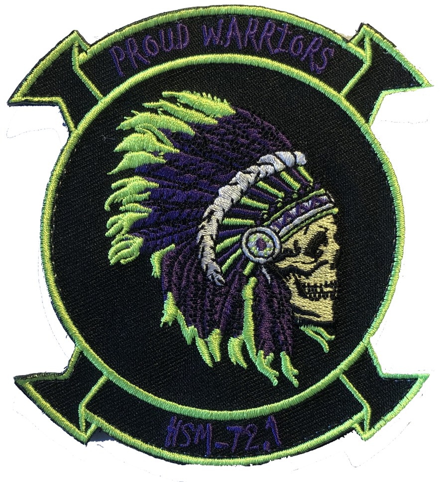 Official HSM-72.1 Proud Warriors Grave Digger Patch