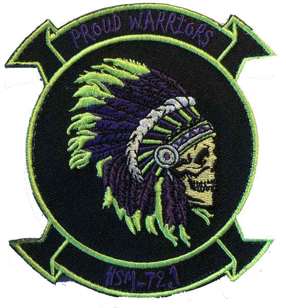 Official HSM-72.1 Proud Warriors Grave Digger Patch