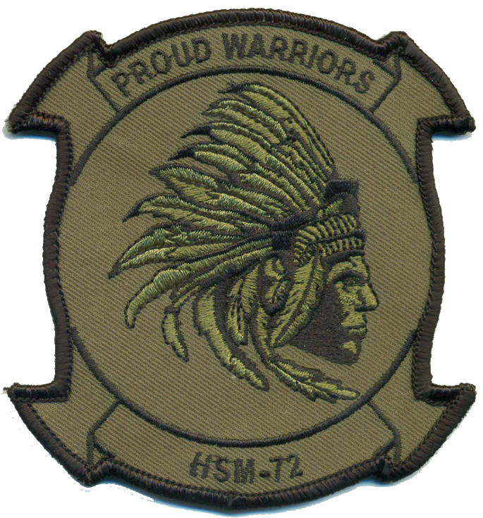 Officially Licensed US Navy HSM-72 Proud Warriors Squadron Patches