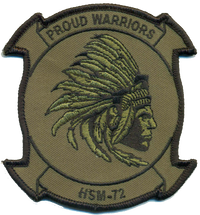 Officially Licensed US Navy HSM-72 Proud Warriors Squadron Patches
