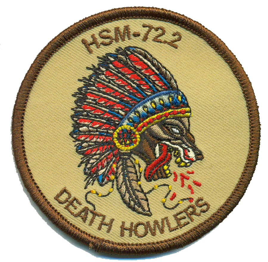 Official US Navy HSM 72.2 Death Howler Patch